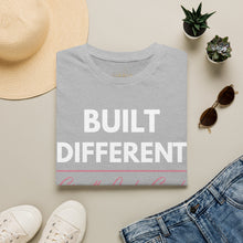 Load image into Gallery viewer, Built Different T-Shirt — “Built Different Growth Looks Good On Me Tee”