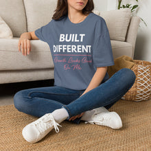Load image into Gallery viewer, Built Different T-Shirt — “Built Different Growth Looks Good On Me Tee”