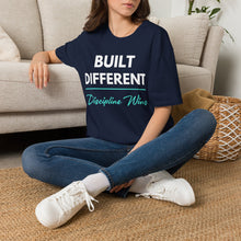 Load image into Gallery viewer, Built Different T-Shirt — "Built Different Discipline Wins Tee