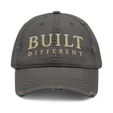 Load image into Gallery viewer, Distressed Built Different Dad Hat (Embroidery)