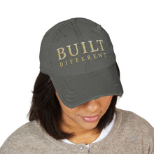 Load image into Gallery viewer, Distressed Built Different Dad Hat (Embroidery)
