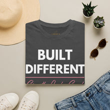 Load image into Gallery viewer, Built Different T-Shirt — “Built Different Growth Looks Good On Me Tee”
