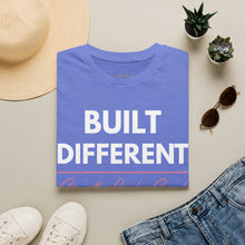 Load image into Gallery viewer, Built Different T-Shirt — “Built Different Growth Looks Good On Me Tee”
