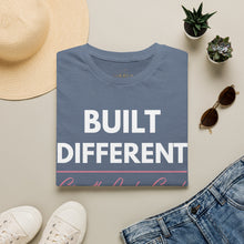 Load image into Gallery viewer, Built Different T-Shirt — “Built Different Growth Looks Good On Me Tee”
