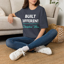 Load image into Gallery viewer, Built Different T-Shirt — "Built Different Discipline Wins Tee
