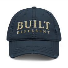 Load image into Gallery viewer, Distressed Built Different Dad Hat (Embroidery)
