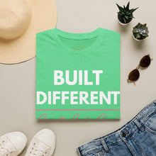 Load image into Gallery viewer, Built Different T-Shirt — “Built Different Growth Looks Good On Me Tee”
