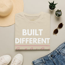 Load image into Gallery viewer, Built Different T-Shirt — “Built Different Growth Looks Good On Me Tee”
