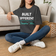 Load image into Gallery viewer, Built Different T-Shirt — "Built Different Discipline Wins Tee
